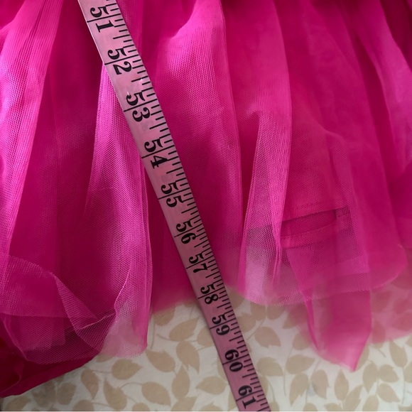 Lulu’s Rule the Runway Hot Pink BarbieCore Tulle Bustier Tiered MaxiDress NWOT M - Picture 15 of 15